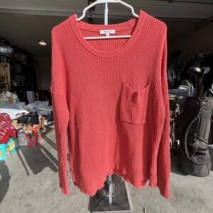NWOT Madewell‎ Designer Sold Out Patch Pocket Pullover Knit Sweater Size Medium